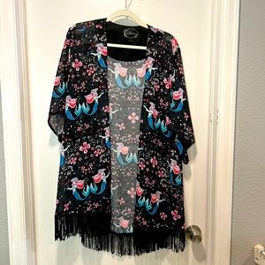 Disney Little Mermaid, kimono, wrap, size XL